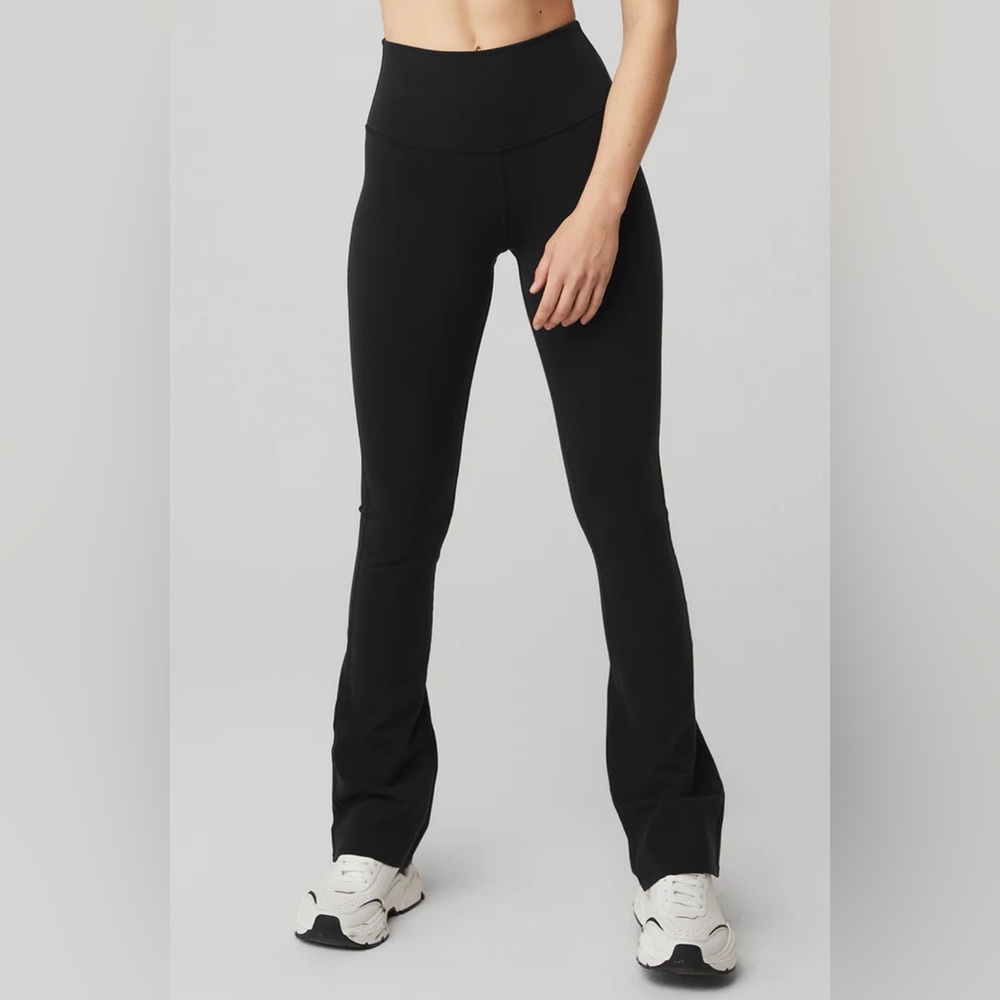 Alo Yoga Black Airbrush Bootcut Legging